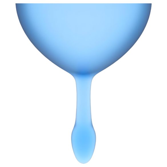 Satisfyer Feel Good - set cupă menstruală silicon albastru - 2 bucăți