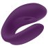 Satisfyer Double Joy - vibrator smart, impermeabil pentru cupluri (mov)