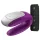 Satisfyer Double Fun - vibrator pentru cupluri controlat prin aplicație (mov)