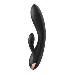   Satisfyer Double Flex - vibrator inteligent cu dublu stimulare a clitorisului (negru)