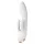 Satisfyer Double Flex - vibrator cu braț pentru clitoris controlat prin aplicație (alb)