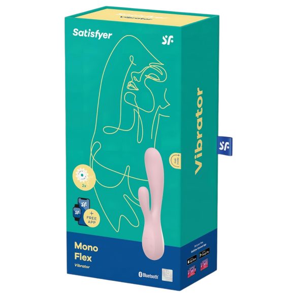 Satisfyer Mono Flex - vibrator inteligent, impermeabil (roz)