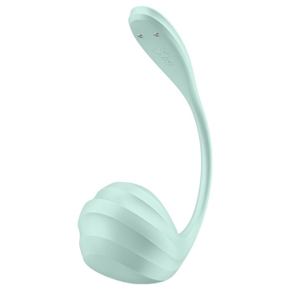 Satisfyer Smooth Petal - ou vibrant inteligent (verde)