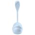 Ou vibrant inteligent Satisfyer Smooth Petal albastru
