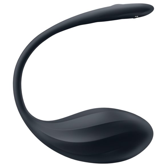 Satisfyer - Ou vibrator cu telecomandă - texturat - negru