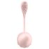 Satisfyer - ou vibrator cu telecomandă - texturat - roz