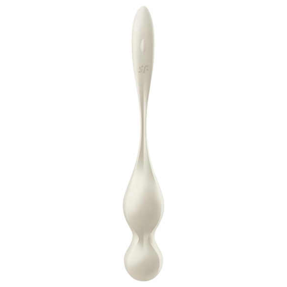 Satisfyer Love Birds 1 - bilă vaginală cu vibrații inteligentă - alb
