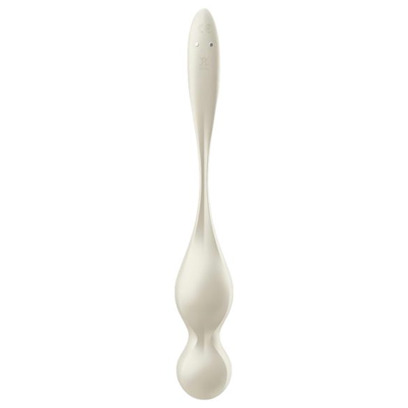 Satisfyer Love Birds 1 - bilă vaginală cu vibrații inteligentă - alb