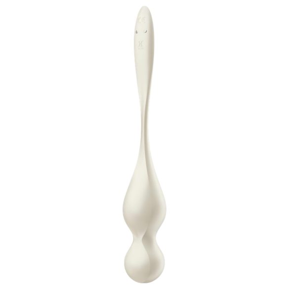 Satisfyer Love Birds 1 - bilă vaginală cu vibrații inteligentă - alb