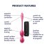 Satisfyer Love Birds 2 - bilă geisha inteligentă cu vibrații (roz)
