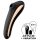 Satisfyer Dual Kiss - vibrator vaginal și clitoridian reîncărcabil (negru)