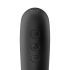 Satisfyer Dual Kiss - vibrator vaginal și clitoridian reîncărcabil (negru)