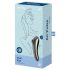 Satisfyer Dual Kiss - vibrator vaginal și clitoridian reîncărcabil (negru)