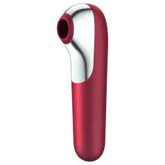   Satisfyer Dual Love - vibrator inteligent dual vagin și clitoris (roșu)
