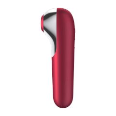   Satisfyer Dual Love - Vibrator inteligent pentru clitoris și vagin (roșu)
