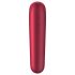Satisfyer Dual Love - vibrator clitoridian și vaginal inteligent - roșu
