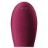 Satisfyer Dual Crush - vibrator vaginal și clitoridian reîncărcabil - roșu
