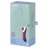 Satisfyer Dual Crush - vibrator vaginal și clitoridian reîncărcabil - roșu