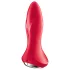 Satisfyer - dop anal rotativ cu bile - silicon roșu