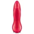 Satisfyer - dop anal rotativ cu bile - silicon roșu