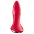Satisfyer - dop anal rotativ cu bile - silicon roșu