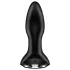Satisfyer - Dop anal rotativ cu mărgele - vibrator negru