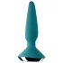 Satisfyer Plug-ilicious 1 - Vibrator anal controlat prin aplicație (verde)