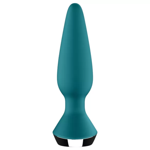 Satisfyer Plug-ilicious 1 - Vibrator anal controlat prin aplicație (verde)