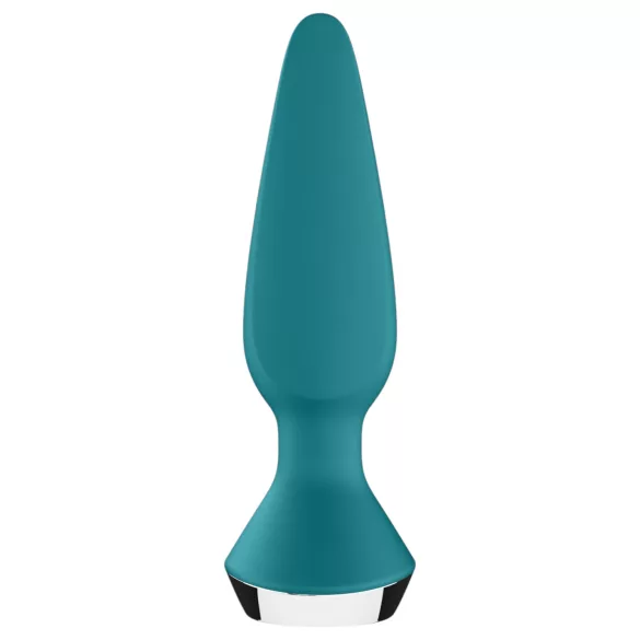 Satisfyer Plug-ilicious 1 - Vibrator anal controlat prin aplicație (verde)