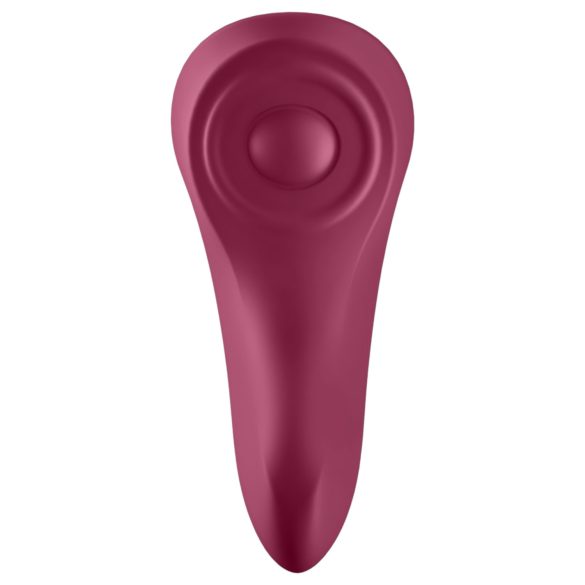 Satisfyer - vibrator tanga inteligent impermeabil - roșu