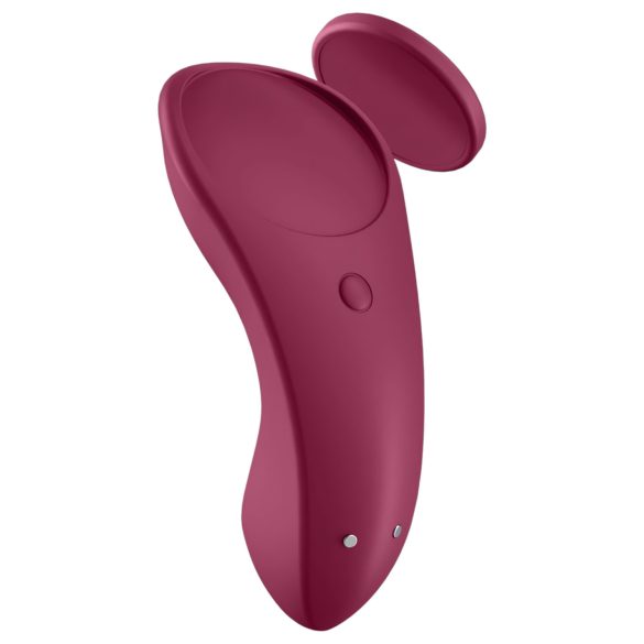 Satisfyer - vibrator tanga inteligent impermeabil - roșu