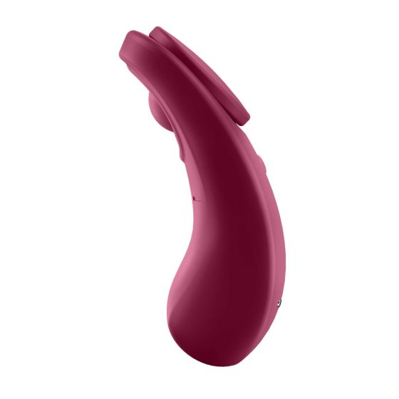 Satisfyer Sexy Secret - vibrator inteligent și rezistent la apă pentru clitoris (culorile bordeaux)