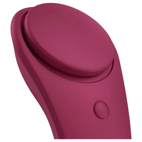Satisfyer - vibrator tanga inteligent impermeabil - roșu