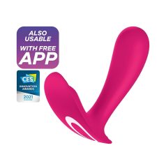   Satisfyer Top Secret - vibrator inteligent cu 2 motoare (roz)