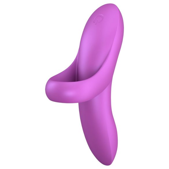 Satisfyer Bold Lover - vibrator degetar reîncărcabil, rezistent la apă (roz)