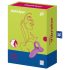 Satisfyer Bold Lover - vibrator degetar reîncărcabil, rezistent la apă (roz)