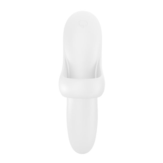 Satisfyer Bold Lover - vibrator de deget cu acumulator, rezistent la apă (alb)