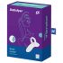 Satisfyer Bold Lover - vibrator deget, rezistent la apă, alb
