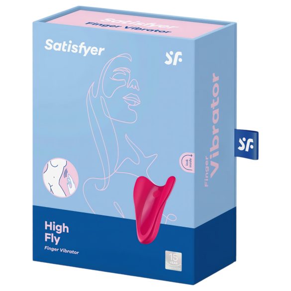 Satisfyer High Fly - vibrator clitoridian reîncărcabil, waterproof - roz