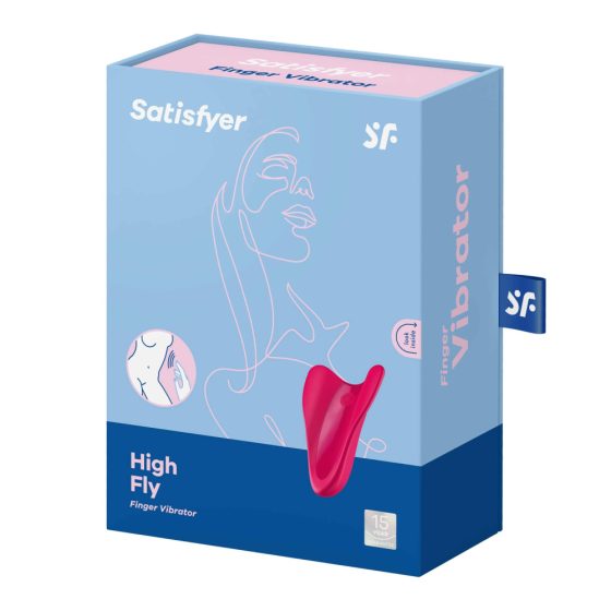 Satisfyer High Fly - Vibrator clitoridian, rezistent la apă, cu acumulator (magenta)
