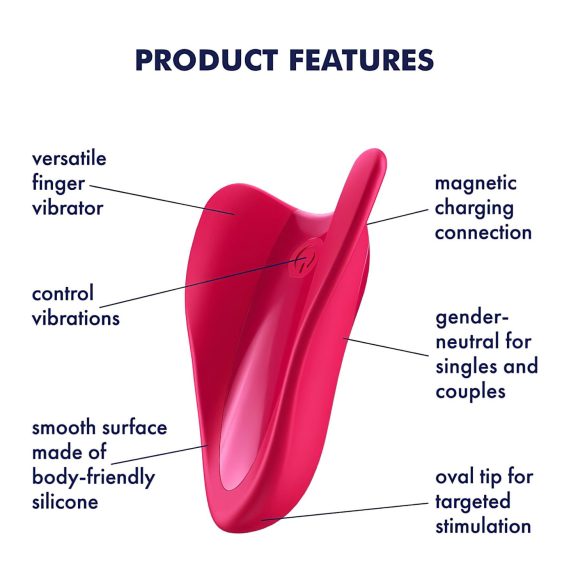 Satisfyer High Fly - vibrator clitoridian reîncărcabil, waterproof - roz