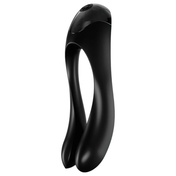 Satisfyer - Vibrator dublu reîncărcabil impermeabil - negru