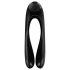 Satisfyer - Vibrator dublu reîncărcabil impermeabil - negru