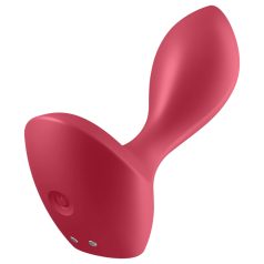   Satisfyer Backdoor Lover - vibrator anal reîncărcabil impermeabil silicon roșu