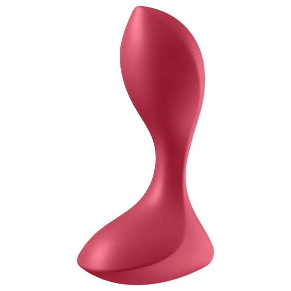 Satisfyer Backdoor Lover - vibrator anal reîncărcabil impermeabil silicon roșu