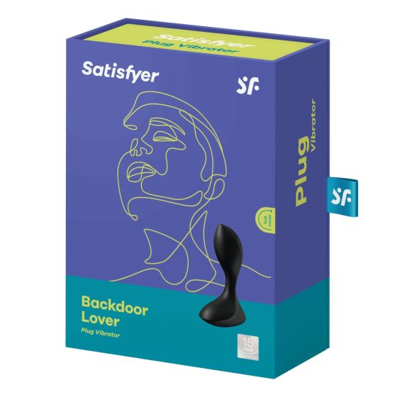 Satisfyer Backdoor Lover - vibrator anal impermeabil cu acumulator (negru)