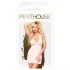 Penthouse - set lenjerie cu dantelă și choker - alb - L/XL
