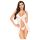 Penthouse - babydoll transparent cu tanga - alb - M/L