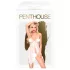 Penthouse - babydoll sexy cu flori - alb