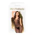 Penthouse - salopetă transparentă sexy fără mâneci - negru - XL